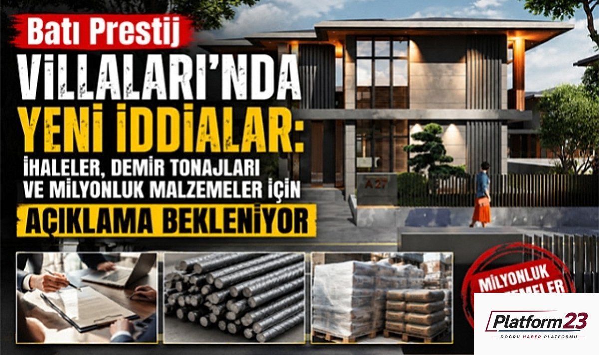 Batı Prestij Villaları'nda Yeni İddialar